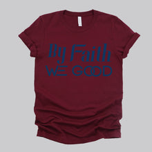 Load image into Gallery viewer, New Edition ByFaithWeGood Burgundy T-Shirt
