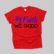 Load image into Gallery viewer, New Edition ByFaithWeGood Red T-Shirt
